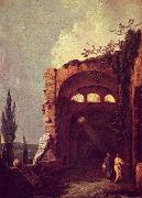 Richard Wilson Ruinen der Villa des Maecenas in Tivoli painting